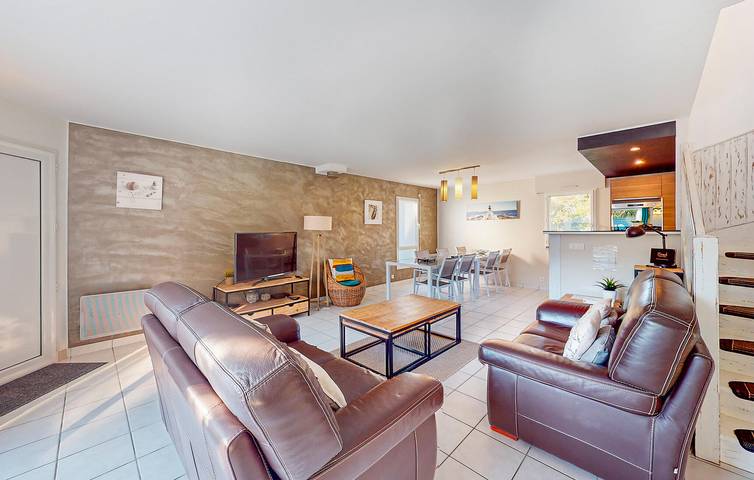 Location de vacances pour 7 personnes, avec terrasse ainsi que piscine et jardin à Moëlan-sur-Mer - 3