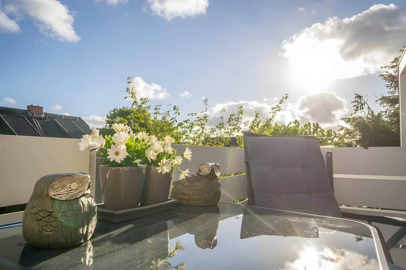 Ganze Wohnung, Ferienwohnung 'Tolle Wohnung Mit Sonnenbalkon' mit Gemeinschaftsgarten, Balkon und Wi-Fi in Wenningstedt, Sylt