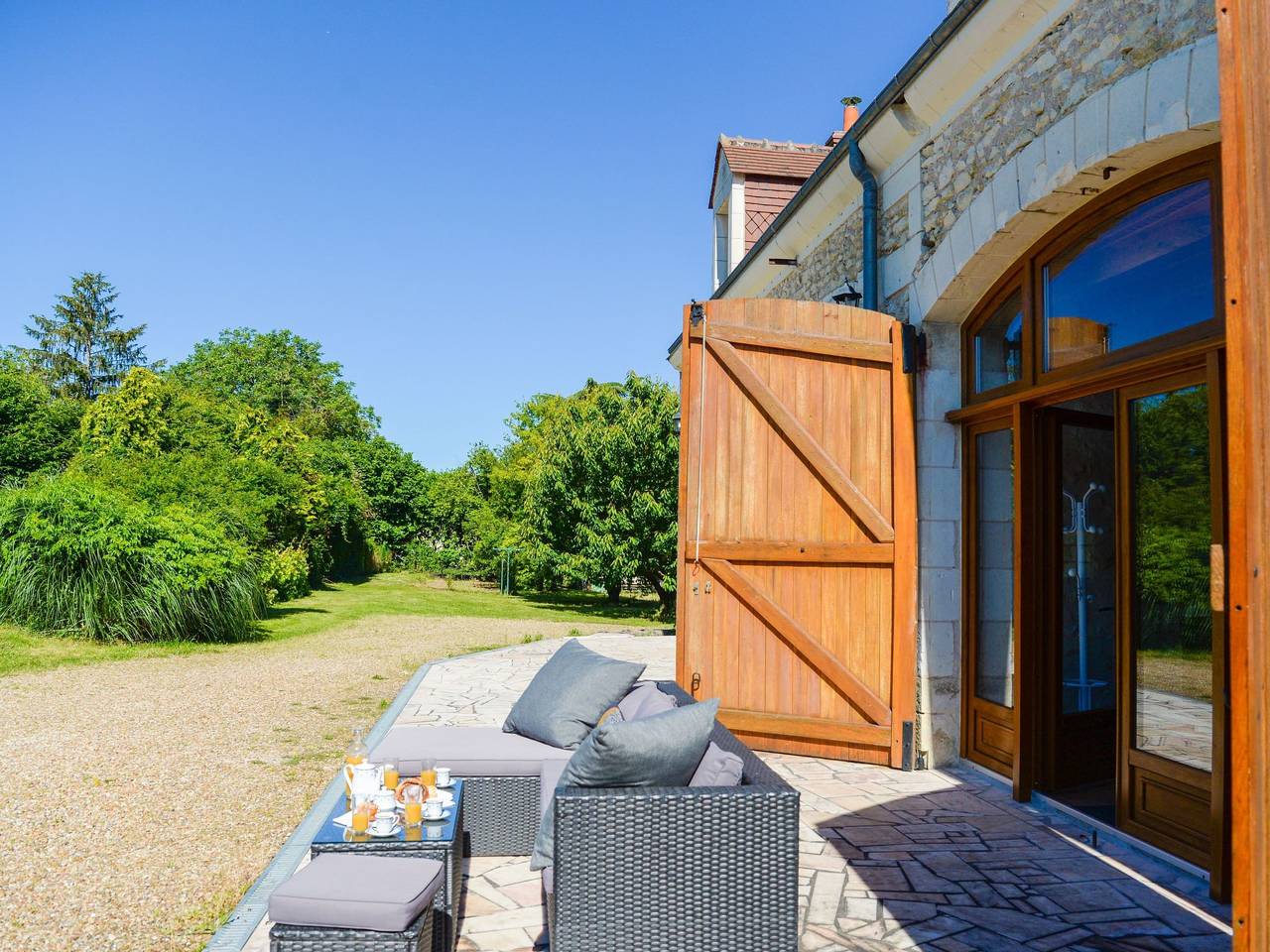 Der Ruf der freien Zone in Francueil, Région de Tours