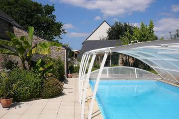 Gîte pour 4 personnes, avec terrasse à Saint-André-des-Eaux