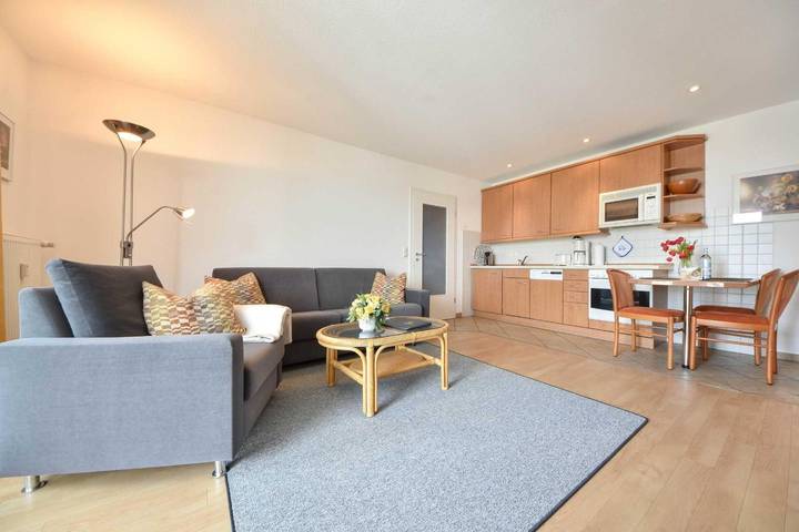 Ferienwohnung für 3 Personen, mit Balkon und Whirlpool sowie Sauna