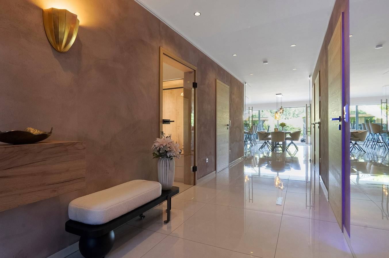 Ganze Wohnung, 'Luxuriöse Fewo Schaffner' mit privatem Pool, Sauna, Whirlpool, Terrasse und Wi-Fi in Warendorf, Kreis Warendorf