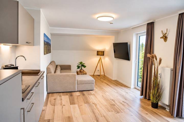Ferienwohnung für 4 Personen, mit Balkon und Garten sowie Ausblick in Neuastenberg - 2