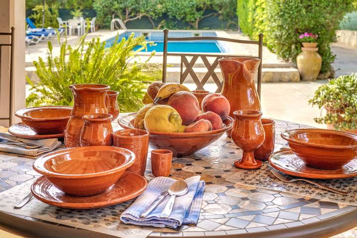 Impressionante Villa "Sa Sini" com piscina, jardim, ar condicionado e Wi-Fi in Búger, Maiorca Centro