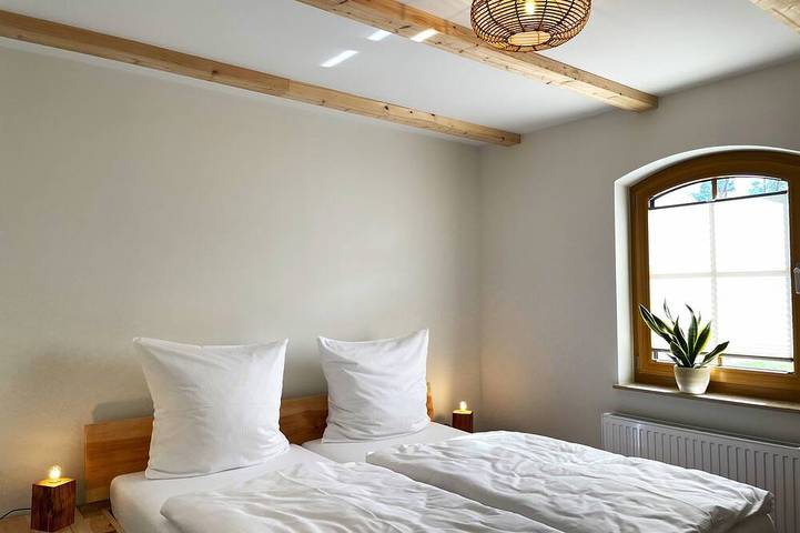 Ganze Wohnung, Ferienhaus Heimatliebe - Ferienhäuser Krabat-Mühle Schwarzkollm in Hoyerswerda, Lausitzer Seenland
