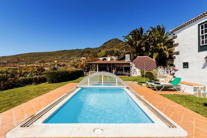 Ferienhaus für 4 Personen, mit Terrasse und Garten sowie Pool und Ausblick in Villa de Mazo - 4