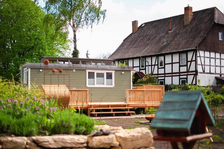 Ferienwohnung für 2 Personen, mit Terrasse und Garten in Osterwieck