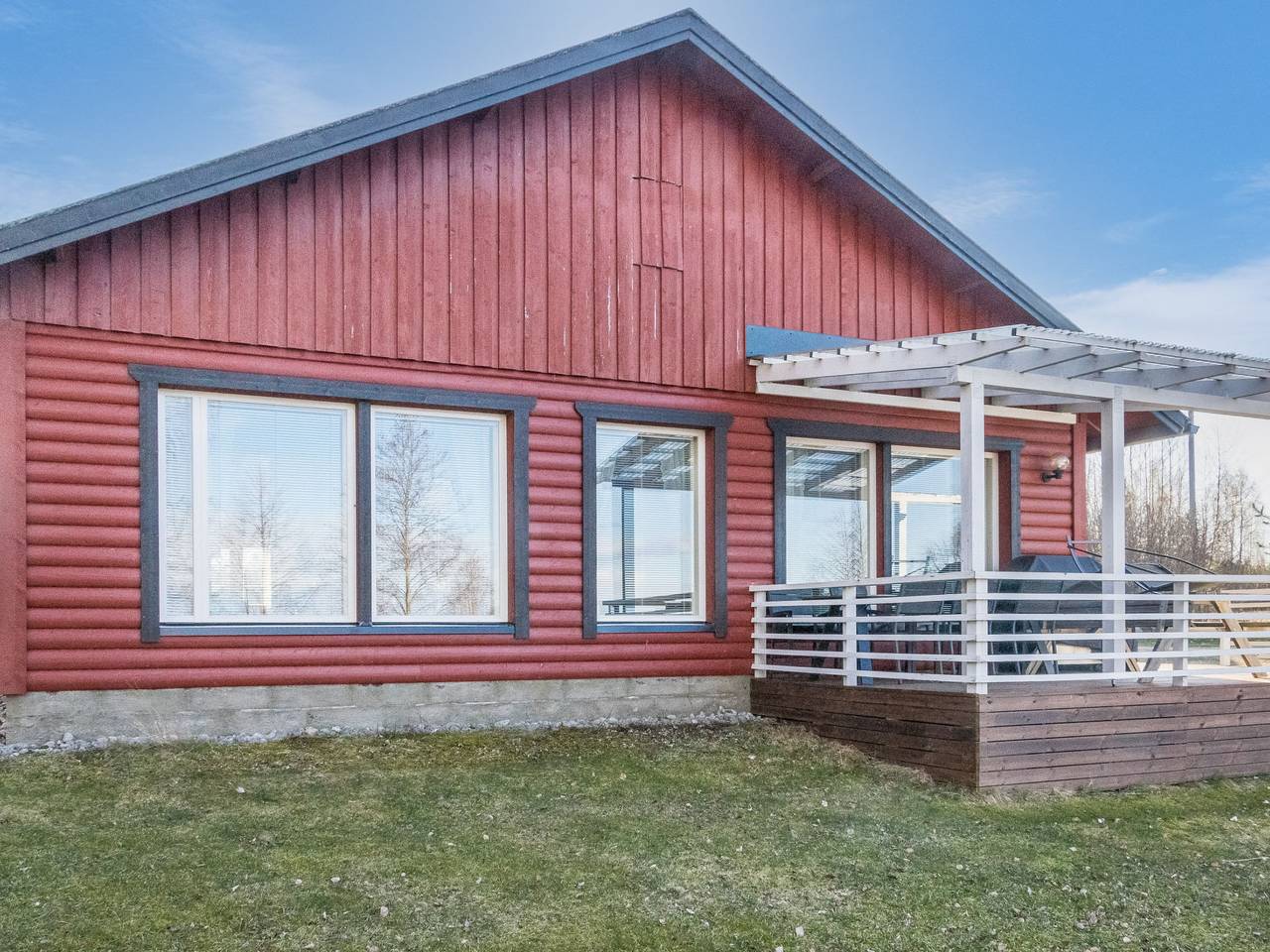 Villa kettu in Laukaa, Westfinnland