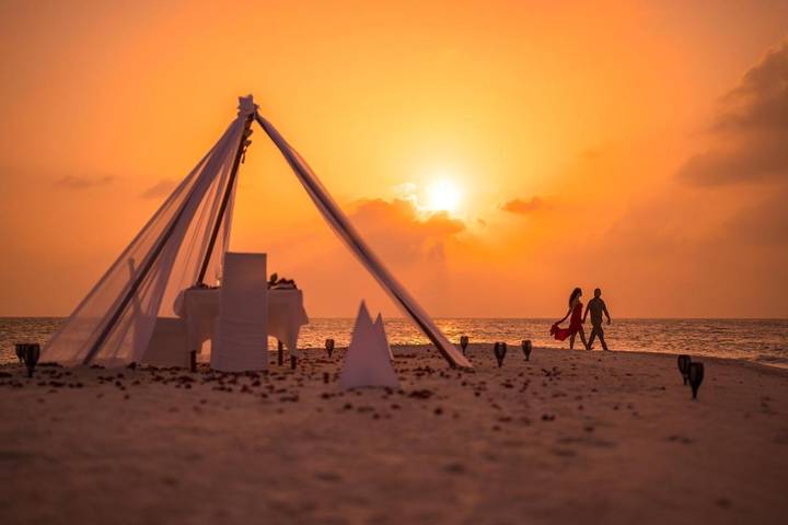 Station pour 3 personnes, avec vue et jardin dans Maldives - 3