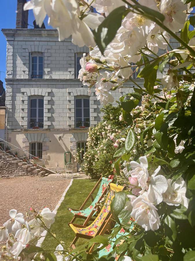 Chambre d’hôte pour 2 personnes, avec vue et jardin dans Chateau de Saint Aignan Chateau de la Loire