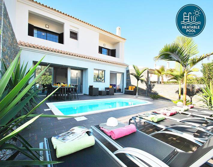 Villa para 8 pessoas, com Terraço e Jardim em Albufeira