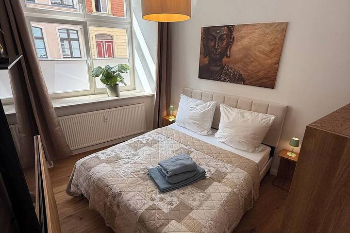 Ganze Wohnung, Stilvolle Fewo direkt am Markt und Rathaus in Ozeaneum Stralsund, Stralsund