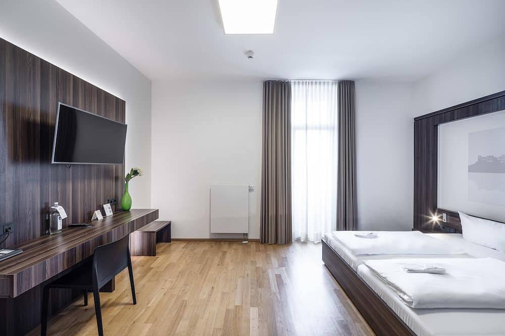 Sevendays Hotel Boardinghouse Doppelzimmer mit  Balkon in Bahnstadt, Heidelberg