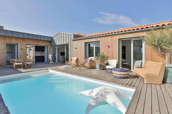 Villa pour 8 personnes, avec jardin et piscine aux Les Sables-d'Olonne