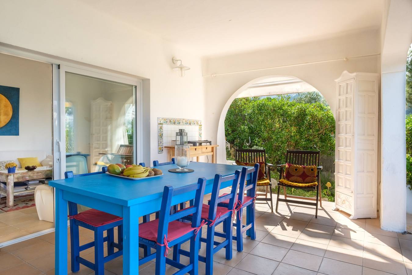 Vakantiehuis met airco, zeezicht, op 100m van Cala Vadella strand, Wi-Fi & parkeren, foto 8