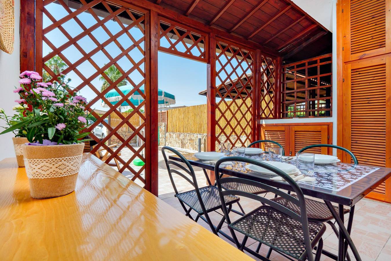 Ferienhaus Casa Asfodeli im Zentrum von San Teodoro mit Garten in San Teodoro, Olbia-Tempio