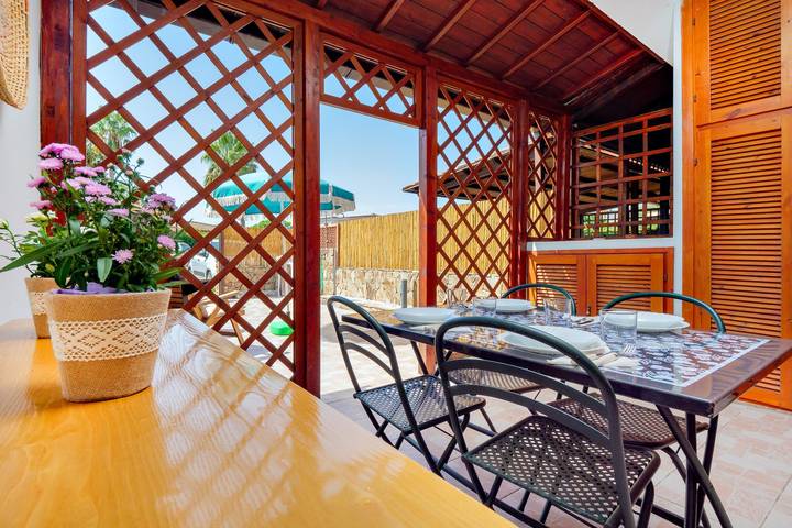 Ferienhaus Casa Asfodeli im Zentrum von San Teodoro mit Garten in San Teodoro, Olbia-Tempio