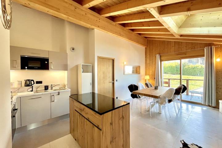 Appartement entier, Séjour confortable à 200m des remontées mécaniques in Combloux, Pays du Mont-Blanc