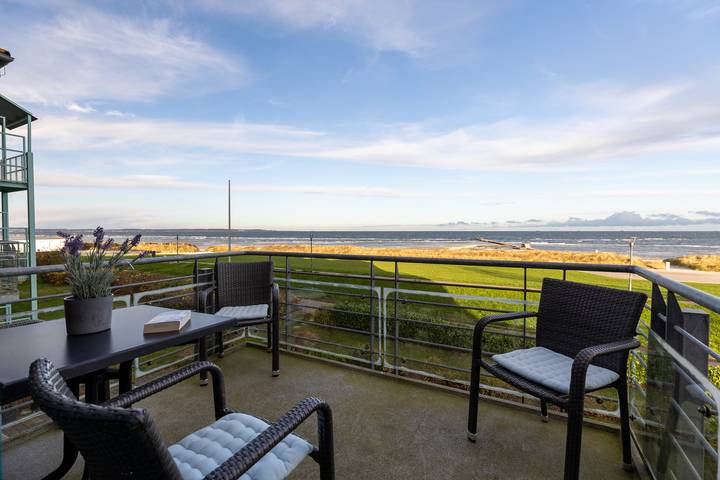 Ferienwohnung für 2 Personen, mit Balkon an der Kieler Bucht