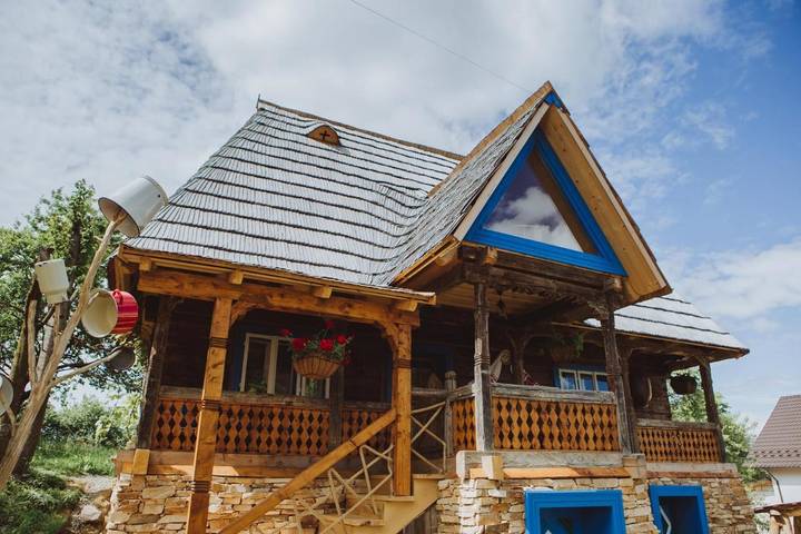 Gîte pour 6 personnes, avec Balcon et Terrasse ainsi que Jardin et Vue dans Breb