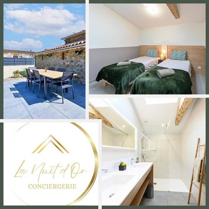 Location de vacances pour 8 personnes, avec Terrasse et Jardin à Saint-Germain-sur-Moine - 2