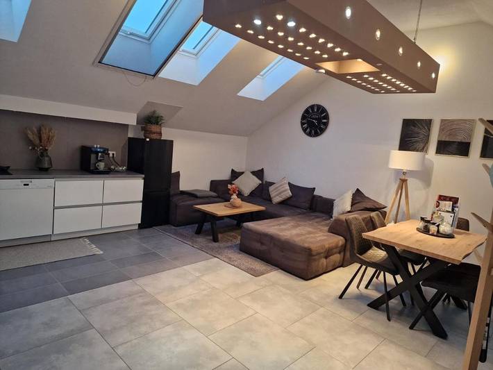 Ferienwohnung für 5 Personen, mit Balkon und Terrasse sowie Ausblick