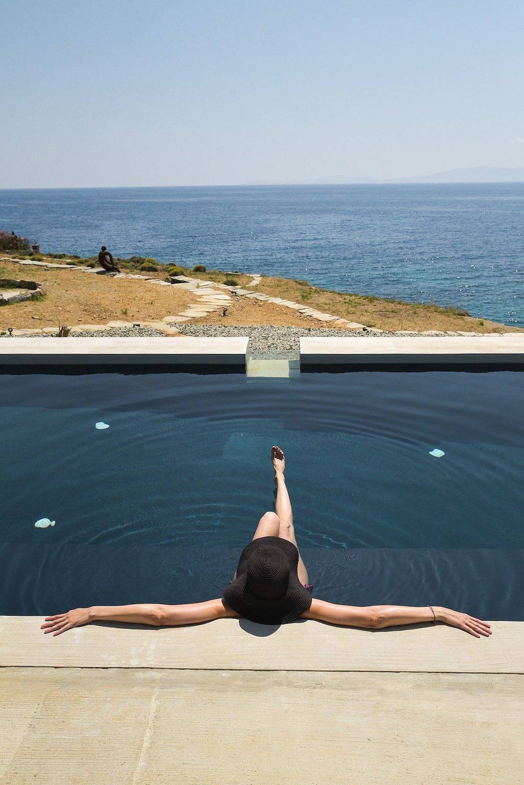 Superb Tinos See Front Villa | Villa Themis | 1 Bedroom | Breathtaking Sea Views | Private Furnished Terrace | Pet Friendly | Shared Outdoor Pool | Prime Location | Agios Romanos in Tinos