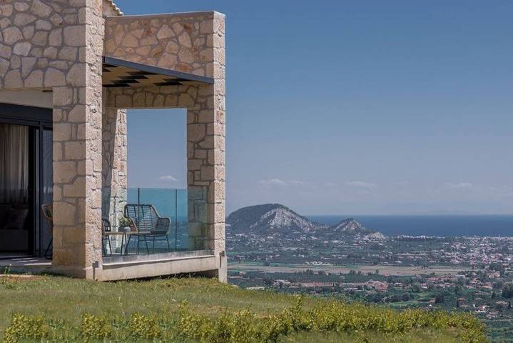 Villa für 8 Personen, mit Meerblick und Garten in Laganas - 4