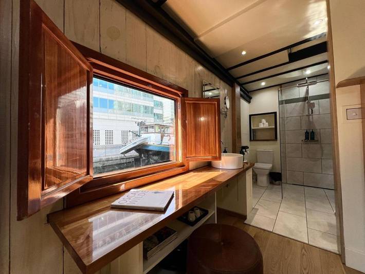 Boot für 2 Personen, mit Terrasse und Garten sowie Seeblick in London - 3