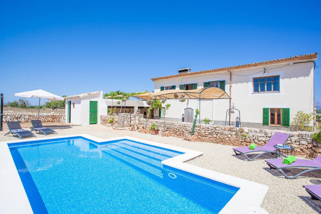 Sa Vinyota - Villa with private pool in Llubi. Free Wifi in Llubí, Majorca Center