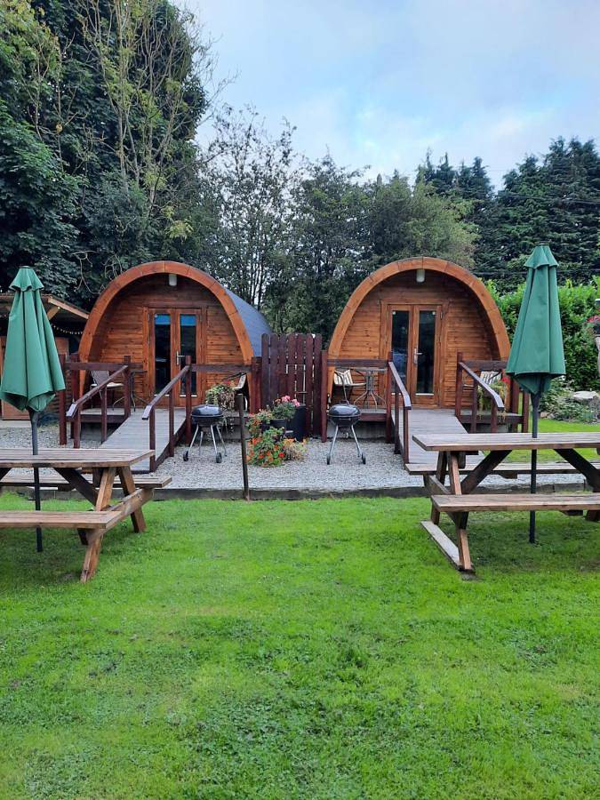 Camping für 3 Personen, mit Whirlpool und Terrasse sowie Garten und Sauna in Irland