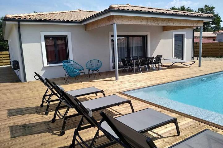 Maison de vacances pour 8 personnes, avec terrasse et jardin
