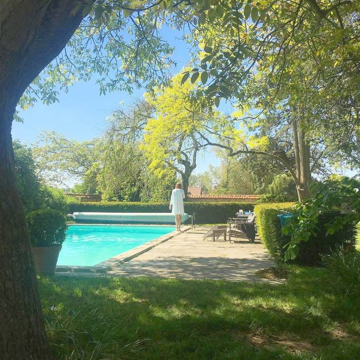 Location de vacances pour 2 personnes, avec Terrasse et Jardin ainsi que Piscine et Vue à Bondues