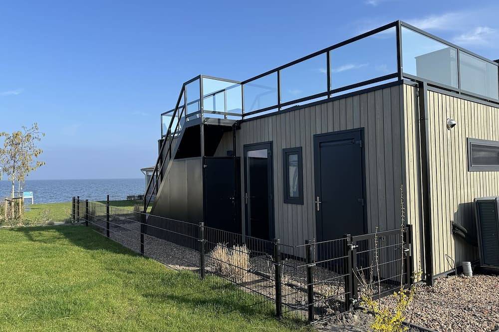 Exklusives 6-Personen Chalet Hafenpanorama mit Zaun & Dachterrasse am Ijsselmeer in Enkhuizen, Ijsselmeer