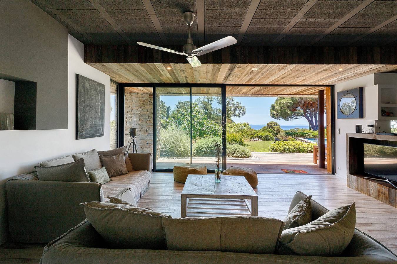 Maison de vacances "Loft 1 - Villa Vue Mer Avec Piscine" avec vue sur la mer in Palombaggia, Porto-Vecchio