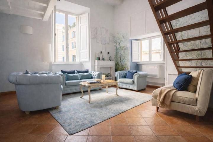 Loft per 8 persone, con Panorama in Pantheon (Roma)