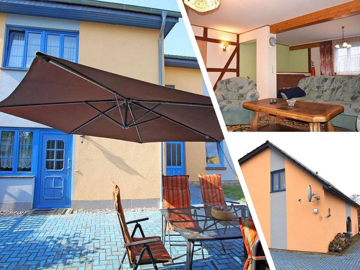 Ferienhaus für 6 Personen, mit Terrasse und Garten, kinderfreundlich in Grischow