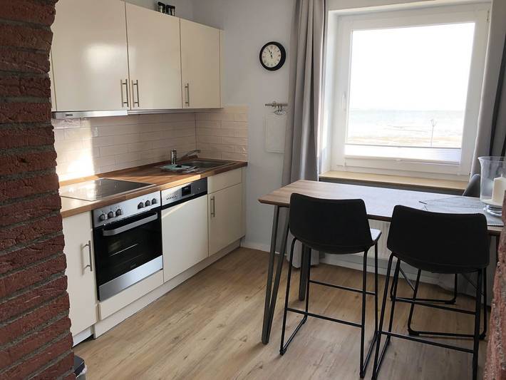 Ganze Wohnung, Ferienwohnung Tidenblick in Wittdün mit Meerblick, Balkon und 50 m zum Strand in Nordfriesische Inseln (Schleswig-Holstein) (Schleswig-Holstein), Wittdün