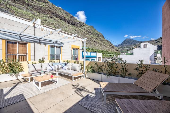 Ferienhaus für 4 Personen, mit Terrasse in Tazacorte