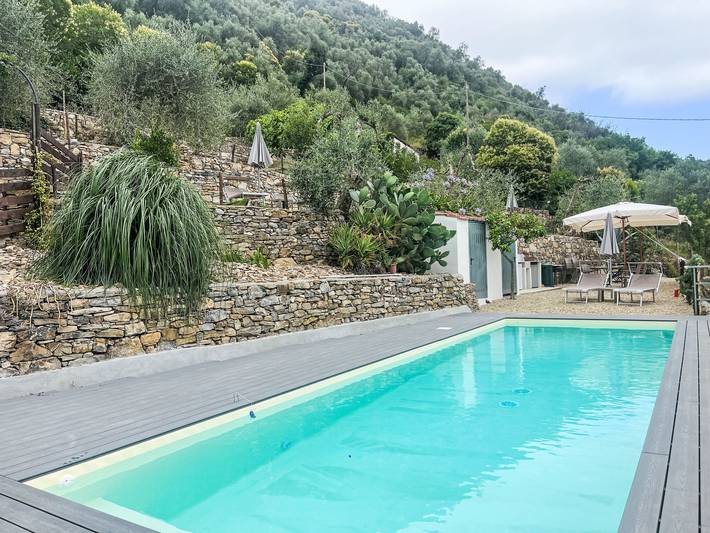 Ferienwohnung für 4 Personen, mit Garten und Terrasse, mit Haustier in Prelà