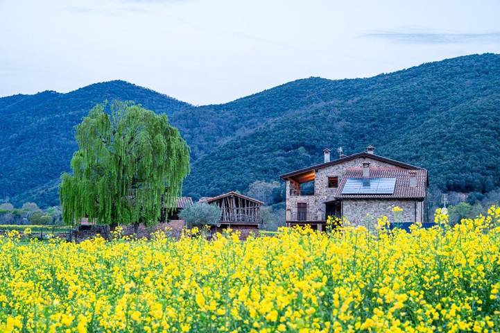 Casa rural para 11 personas, con jardín además de piscina y vistas en Vall de Vianya - 4
