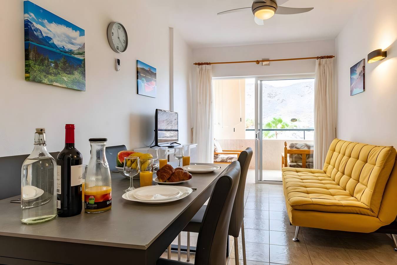 Apartamento entero, Apartamento Vacacional 'Costamar Oceanview 1 Bed' con Vista al Mar, Piscina Compartida y Wi-Fi in Los Cristianos, Arona 