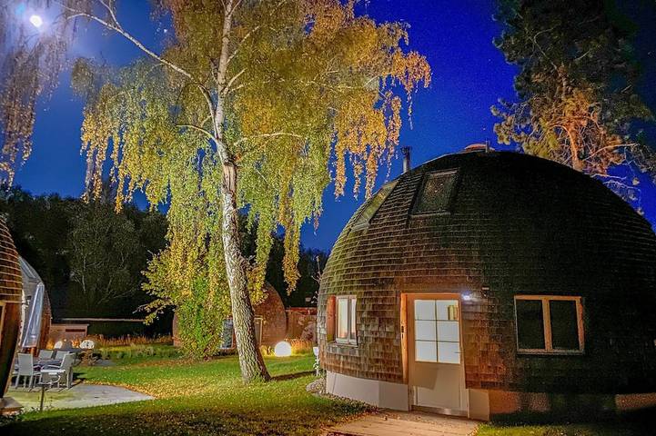 Ferienhaus für 4 Personen, mit Terrasse und Garten sowie Sauna in Penzlin
