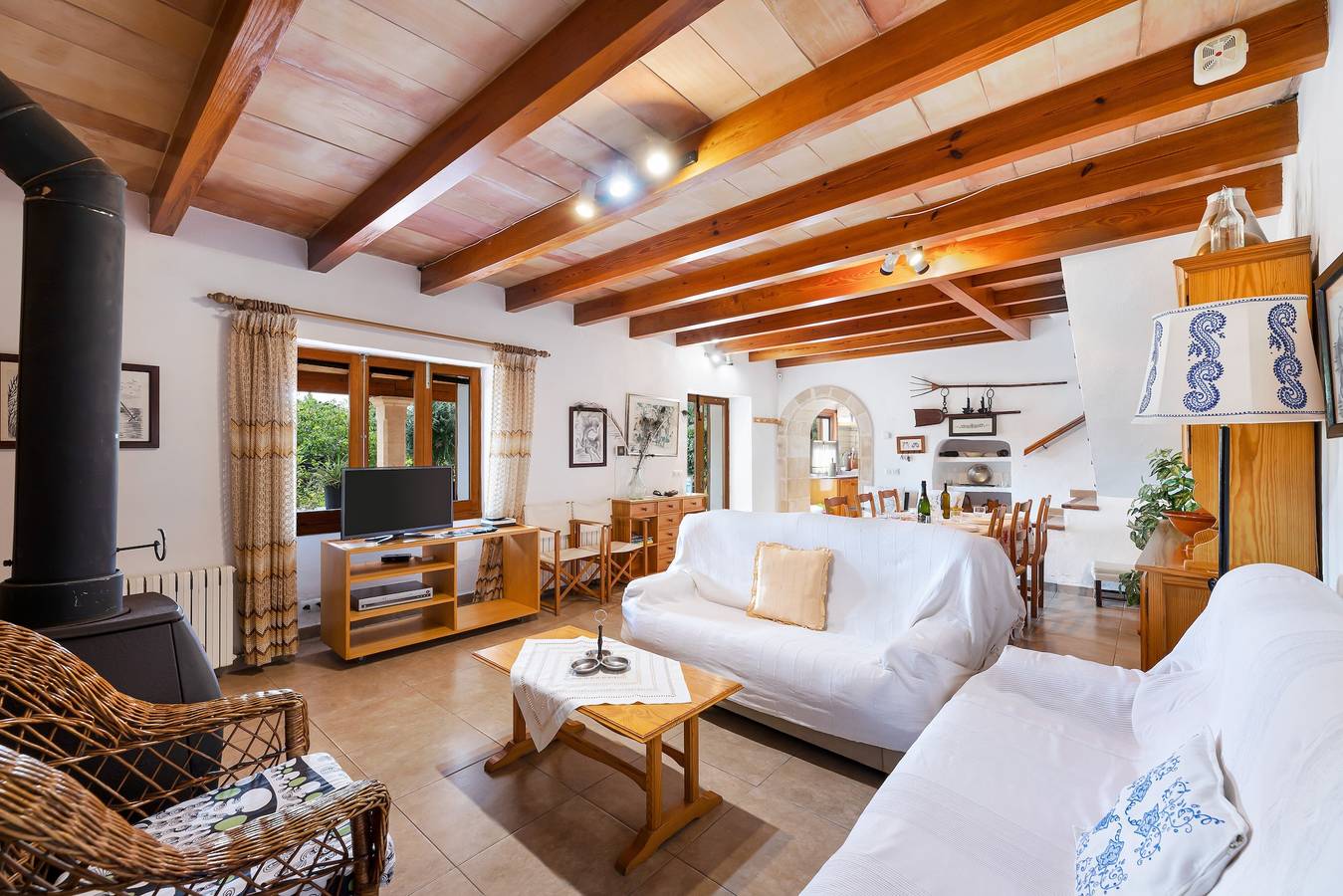 Ferienhaus „Can Noble den Suau“ mit Pool, Whirlpool, Terrassen und Garten in Pollença Stadt, Pollença