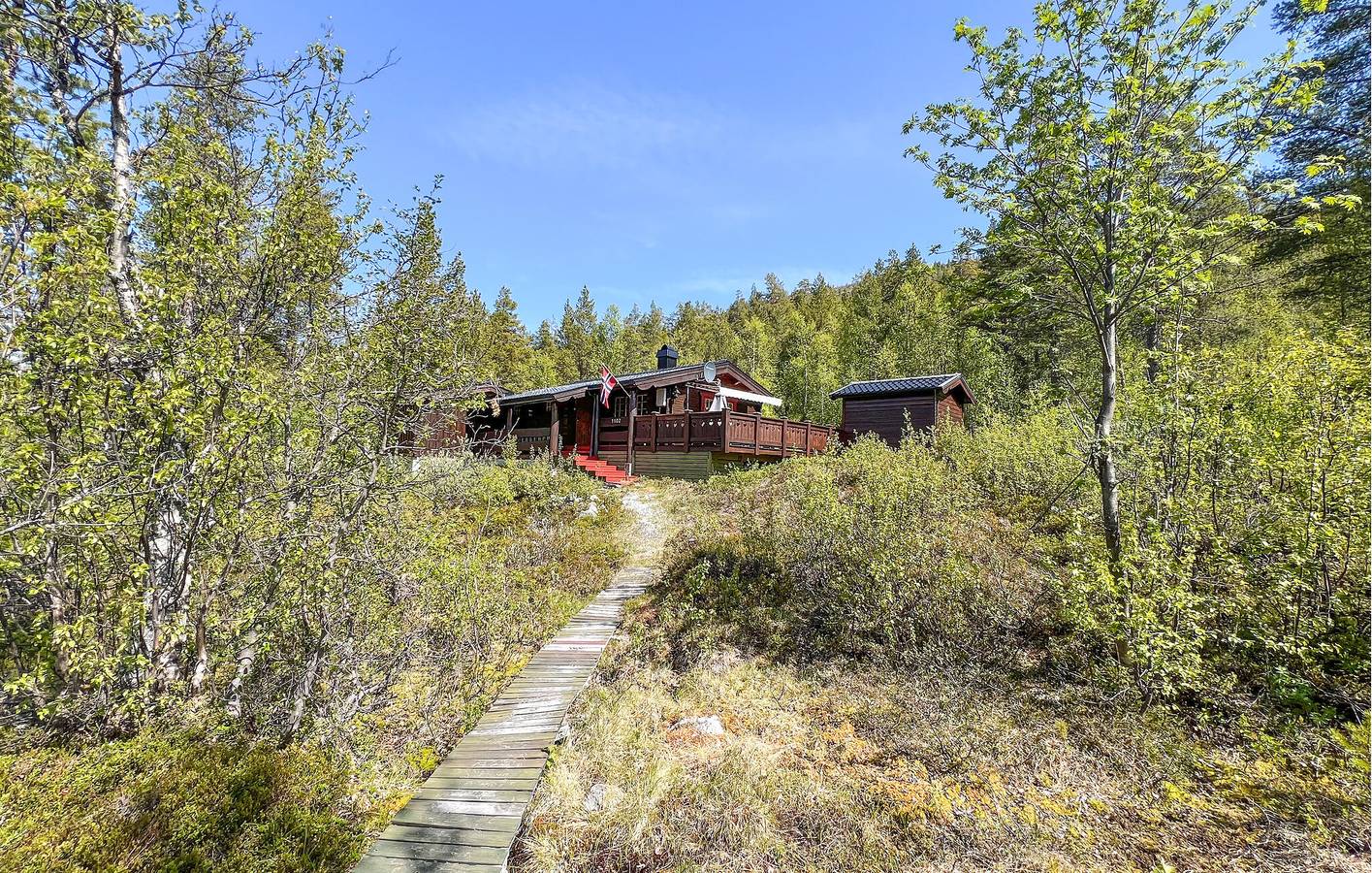 Ferienhaus für 7 Personen mit Garten in Skjåk