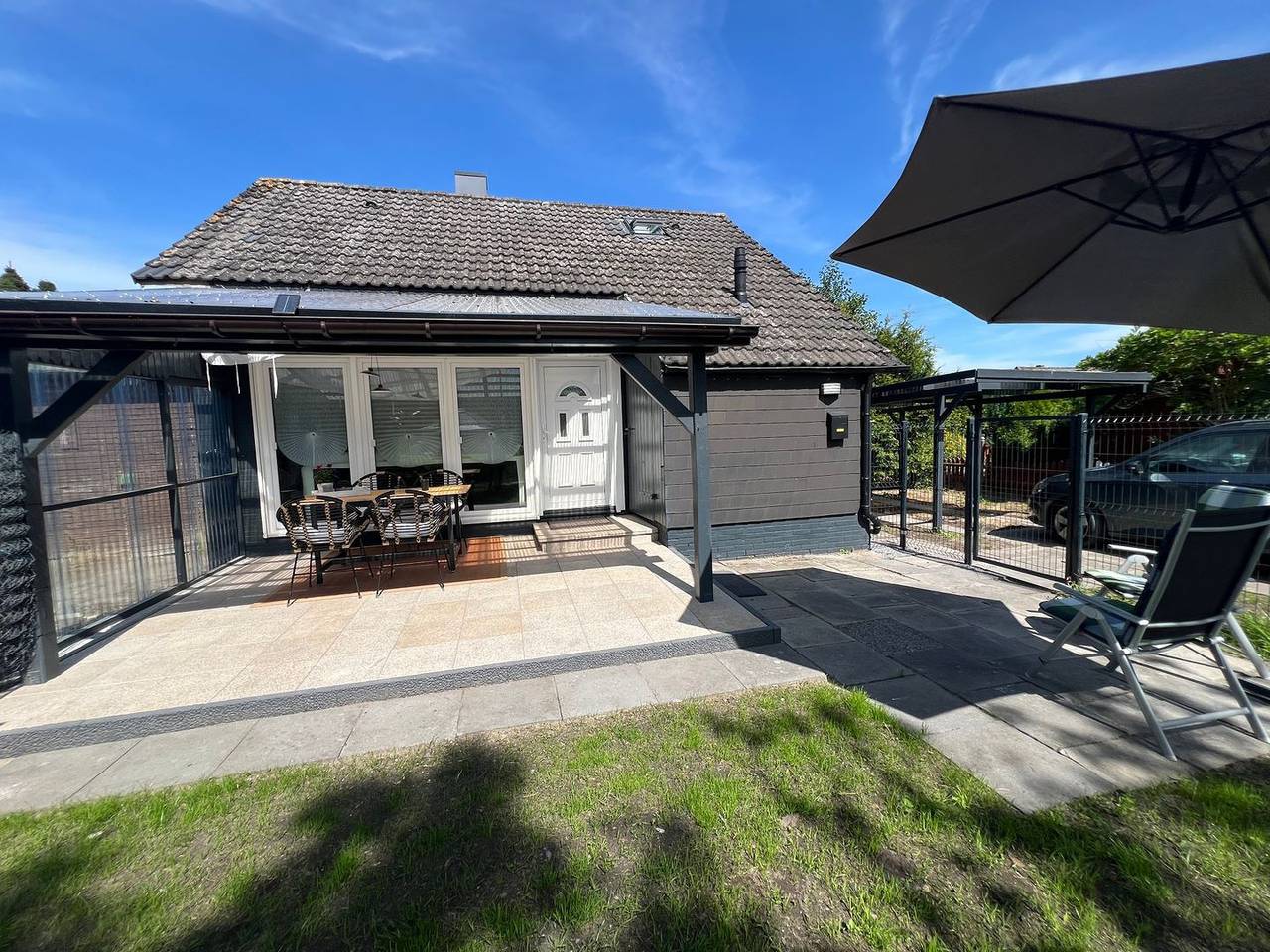 Freistehendes Ferienhaus mit überdachter Terrasse und Garten in Sehestedt in Sehestedt (Jade), Jade