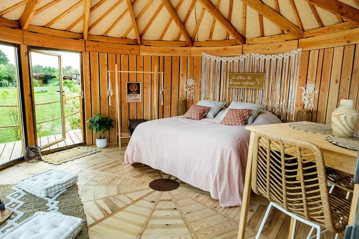 Maison d’hôte pour 2 personnes, avec jardin et vue