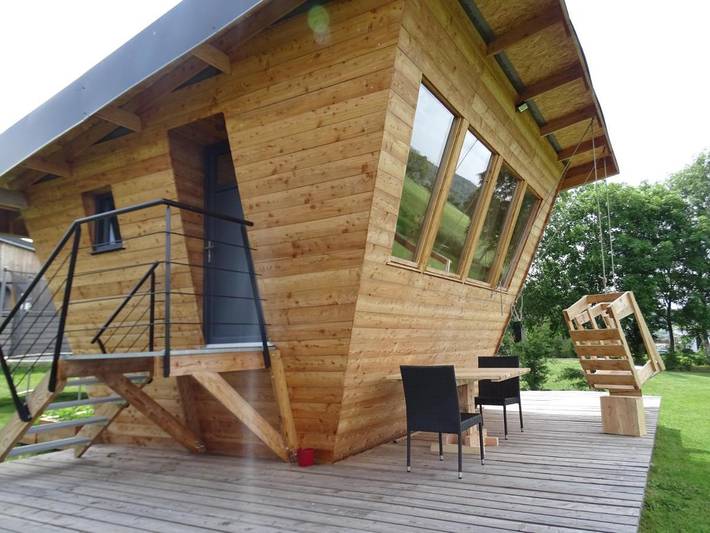 Chambre d’hôte pour 4 personnes, avec Terrasse ainsi que Jardin et Vue à Saint-Nectaire