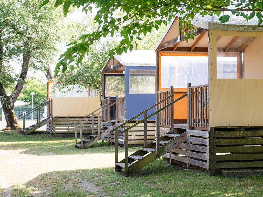 Routes du Monde - Camping de La Hume - Lodge 5 personen - Ecolodge 5 in Gujan-Mestras, Arcachon und Umgebung