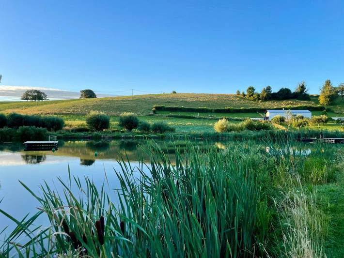 Location de vacances pour 8 personnes, avec jardin et piscine ainsi que vue sur le lac et vue, animaux acceptés à Florennes - 3
